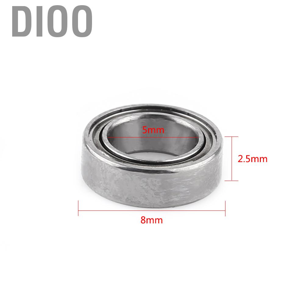 DIOO 10pcs MR85ZZ Double-shielded Miniature Ball Bearings 5x8x2.5mm for 3D Printer  Model Making