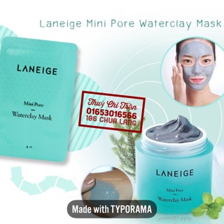 [Minisize] Mask đất sét Laneige Mini Pore waterclay