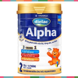 Sữa bột dielac alpha số 2 lon 900g