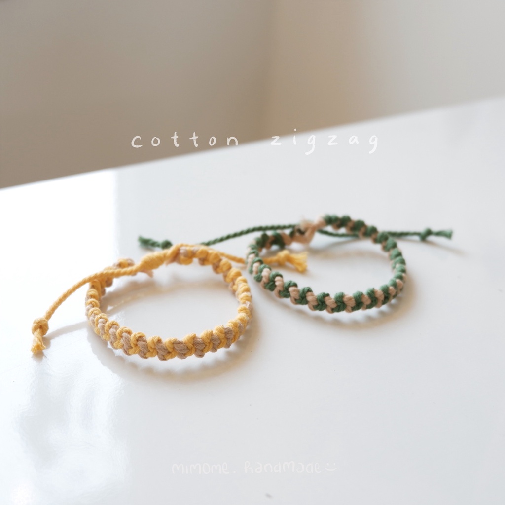 Vòng Cotton Zigzag