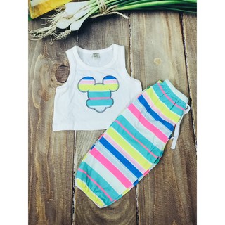 Bộ croptop cho bé gái 9-23kg