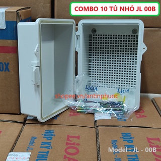 COMBO 10 Tủ điện nhựa ngoài trời Lioa JL 00B (loại nhỏ) - Tủ điện nhựa kín nước , chống cháy - hộp , box kỹ thuật