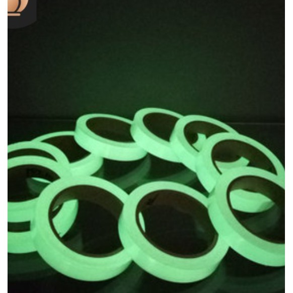 Cuộn băng keo dạ quang phát sáng trong bóng tối BẢN RỘNG 2CM