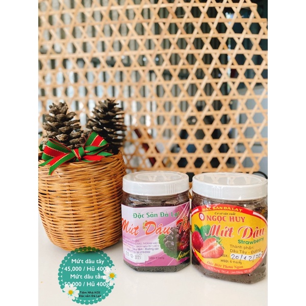 Mứt dâu / HŨ 400gr - Đặc sản Đà Lạt