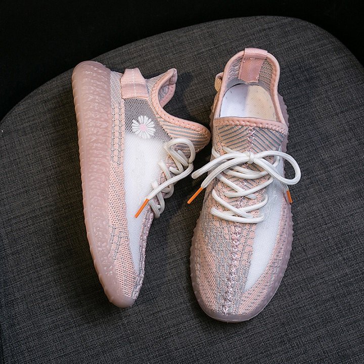 ⚡HÀNG MỚI VỀ⚡Giày thể thao nữ YZ350 đế hoa cúc thoáng khí phản quang cực đẹp | BigBuy360 - bigbuy360.vn