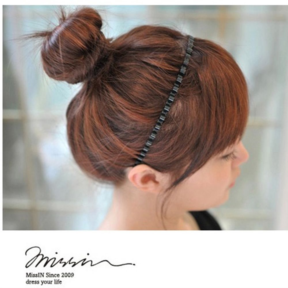 Băng đô cài tóc kim loại phong cách thể thao năng động thời trang