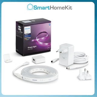 Combo đèn LED dây Philips Hue Lightstrip Base Pack (2m) + đèn mở rộng Extension (1m)
