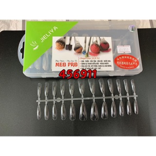 Hộp móng vĩ úp trong - nhám nhọn, bầu , thang 240 móng