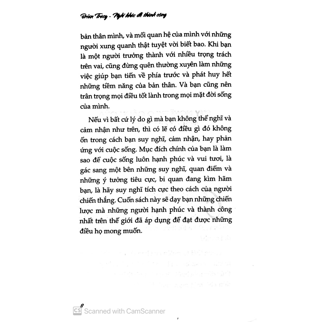 Sách - Brian Tracy - Nghĩ Khác Để Thành Công(Brian Tracy, Christina Stein- 1980)