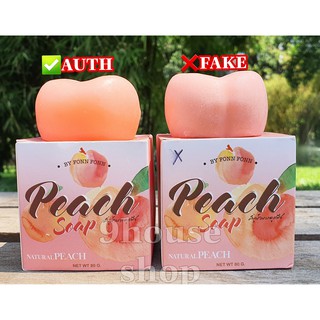 Xà Bông Trái Đào Trắng Da PEACH By Fonn Fonn 80gram Thái Lan