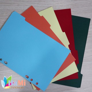 Tab phân trang sổ còng A5 A6 giấy bìa