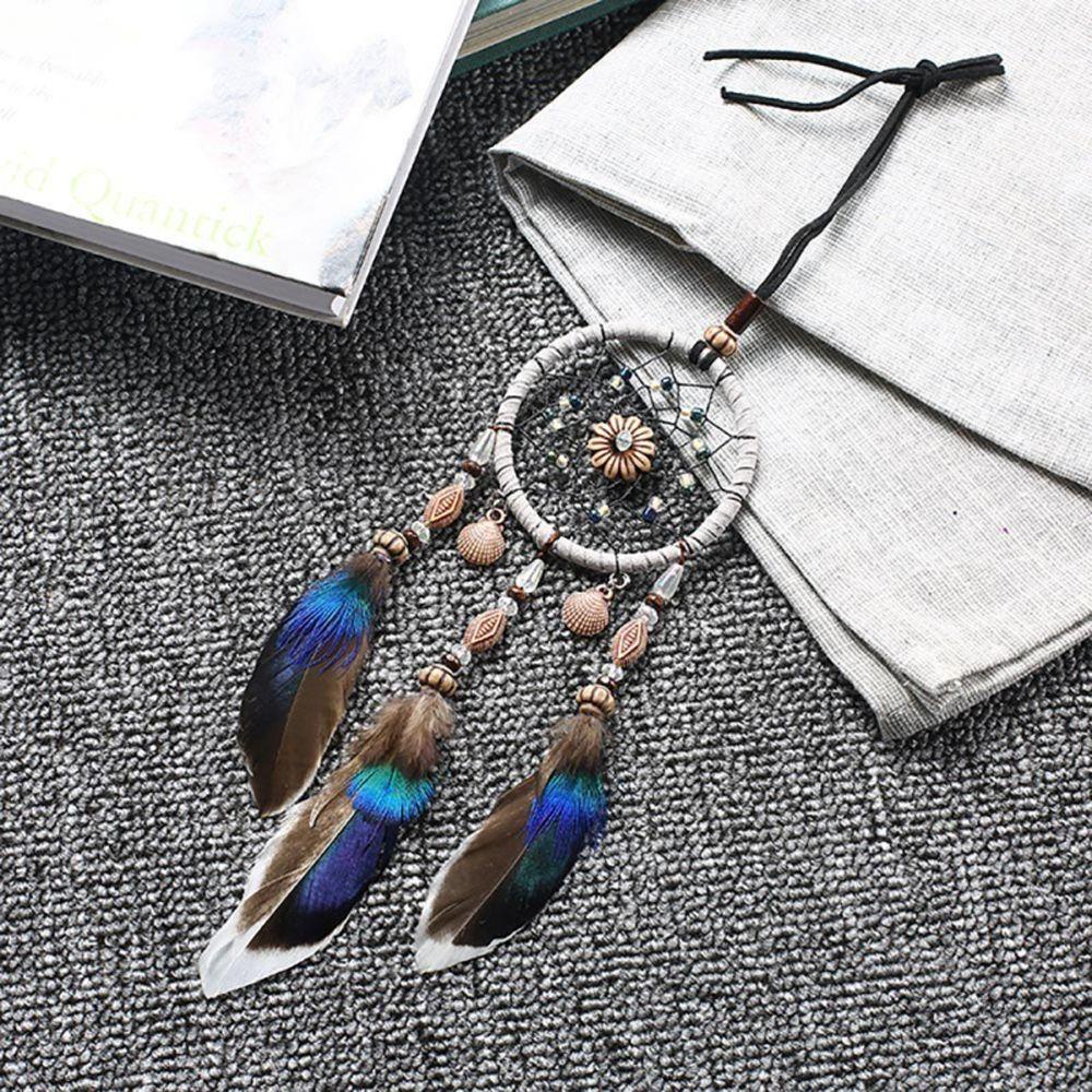 1 Chuông Gió Dreamcatcher Bằng Nhựa PC Treo Trang Trí Xe Hơi