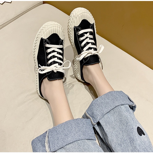Giày sục thể thao n.y đế cao su độn 4cm - Next Fashion G05