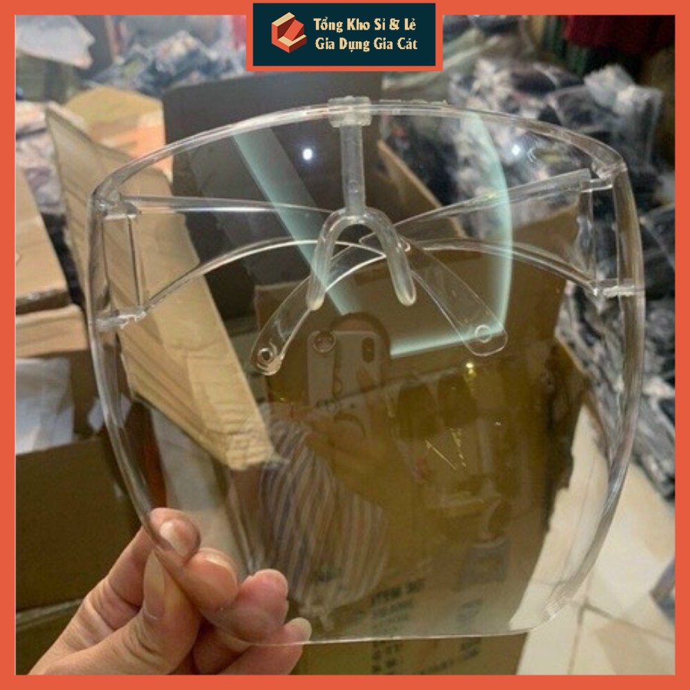 Kính chống giọt bắn phòng dịch FACE SHIELD trong suốt an toàn không mờ, kính chắn giọt bắn trẻ em, người lớn đều sử dụng | BigBuy360 - bigbuy360.vn