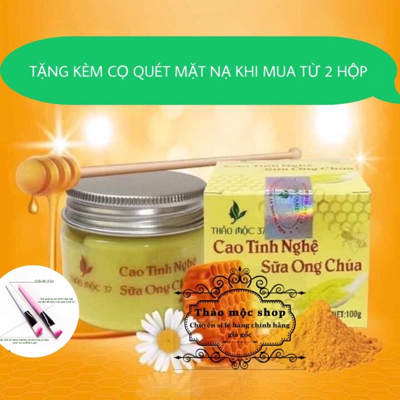 Cao tinh nghệ sữa ong chúa Thảo Mộc 37 (HandMade)