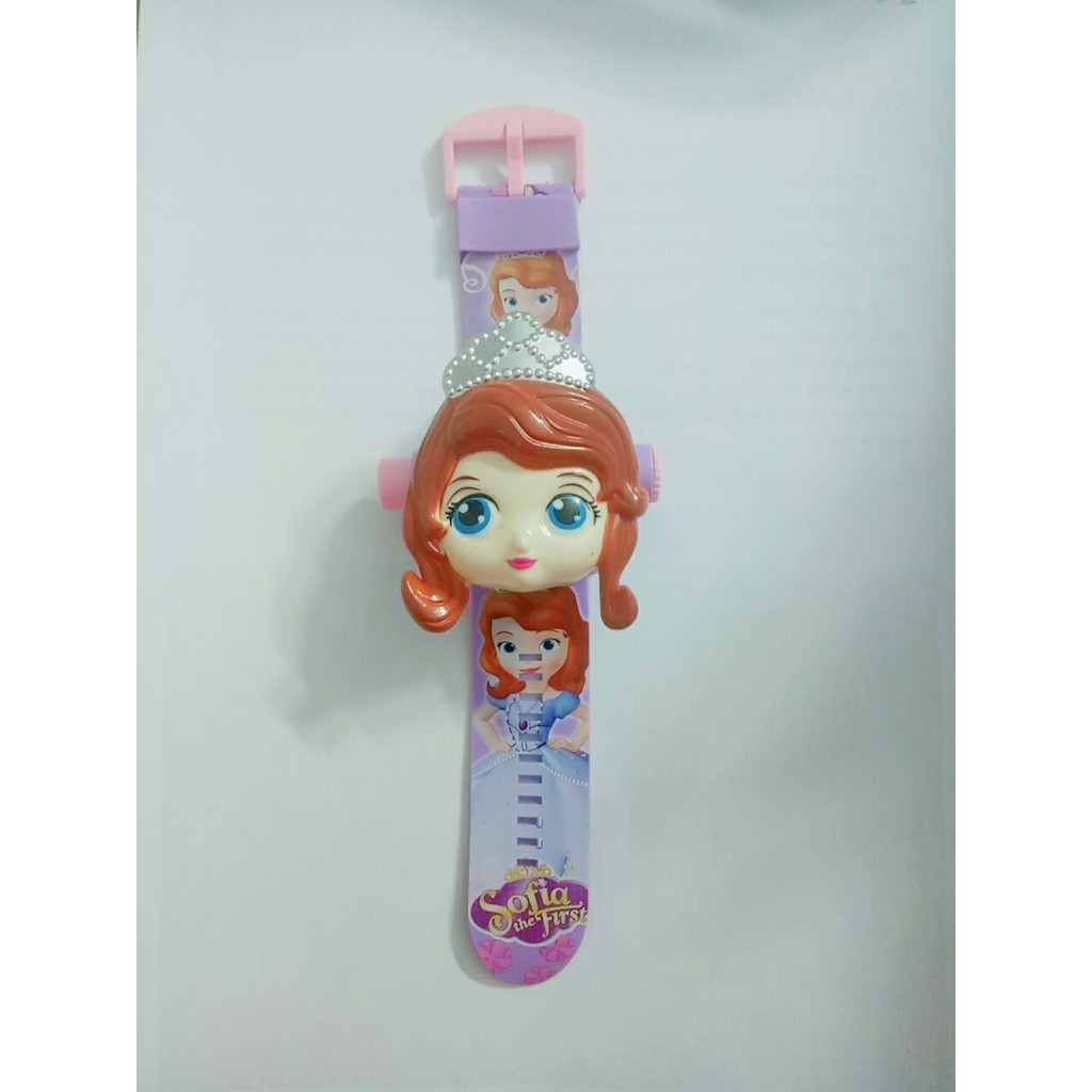 Đồng hồ  chiếu 24 hình 3D công chúa sofia | BigBuy360 - bigbuy360.vn