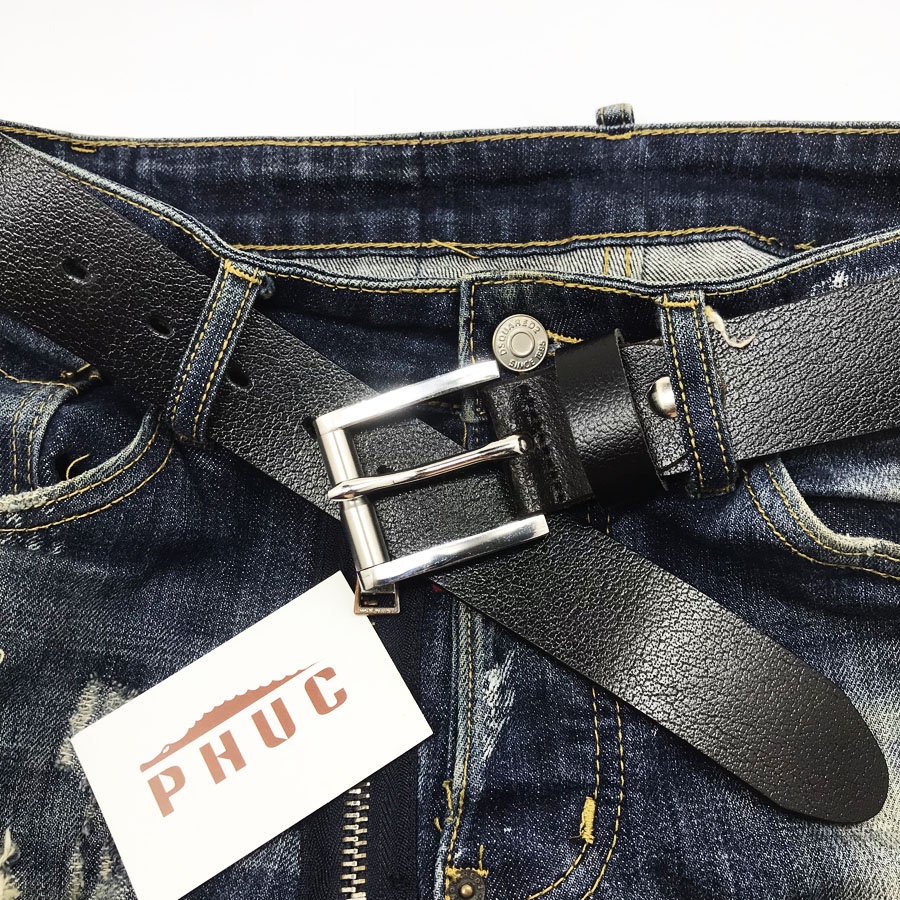 Dây Nịt Nam Da Bò Khóa Inox,Thắt Lưng Nam Da Bò Khóa Inox