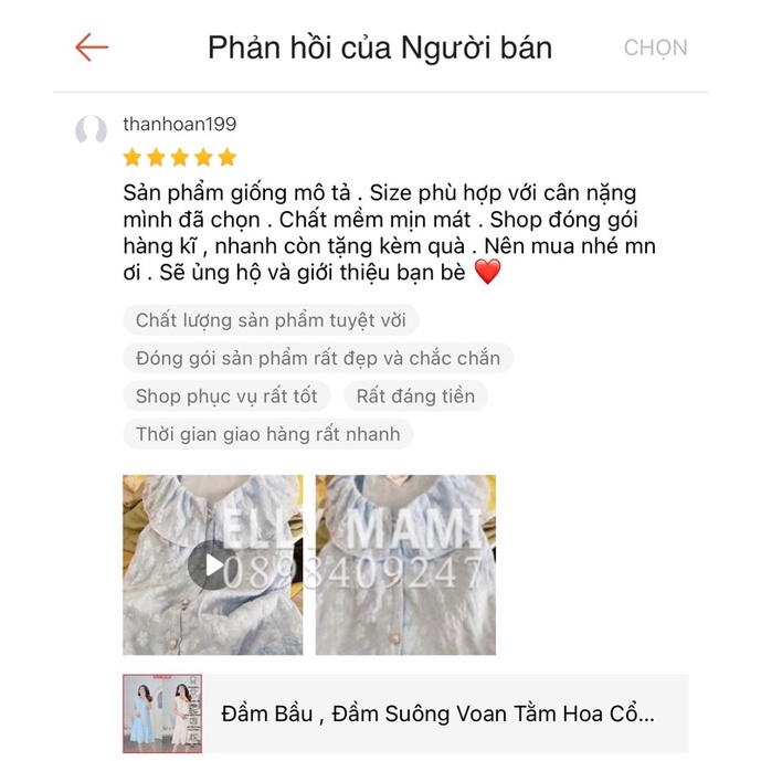 ( 40kg - 95kg )  [ Tặng Bờm Ngọc ] Đầm Bầu , Suông Cổ Bèo Cúc Mặc Thoải Mái Suốt Thai Kì &amp; Sau Sinh Thiết Kế