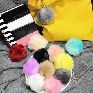 Móc Khoá Pom Pom Nhiều Màu - MK1076
