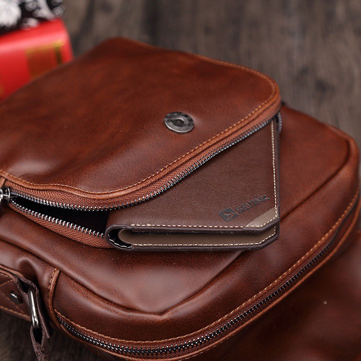 Túi Đeo Chéo Nam Da Bò BT07 Chất Da Trơn Ngăn Thấm Nước Không Bong Tróc Hàng Loại 1 | BigBuy360 - bigbuy360.vn