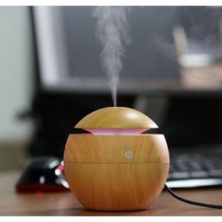 Máy xông tinh dầu phun sương tạo ẩm vân gỗ