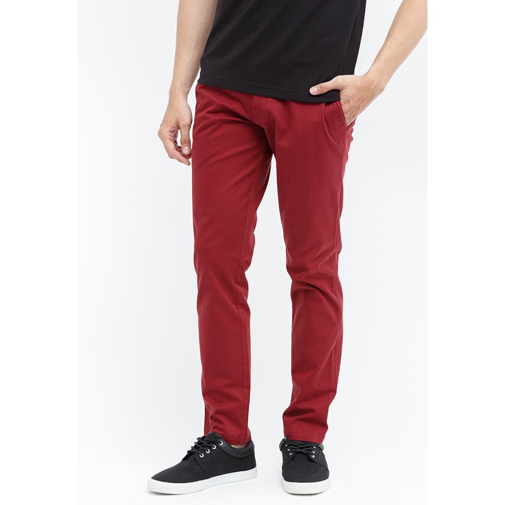 Quần khaki Novelty màu đỏ NQKMMDNCSF1608860
