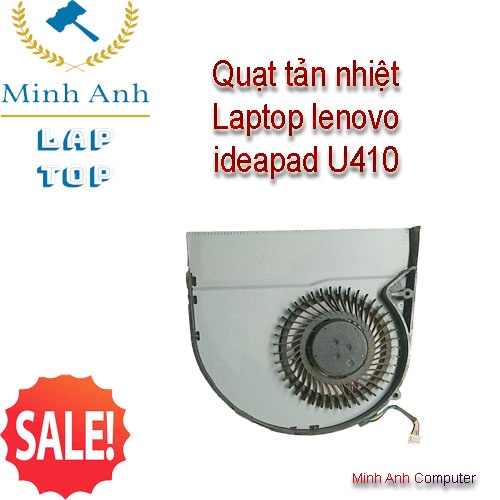 Quạt làm mát cpu laptop lenovo ideapad U410 - Xaclaptop