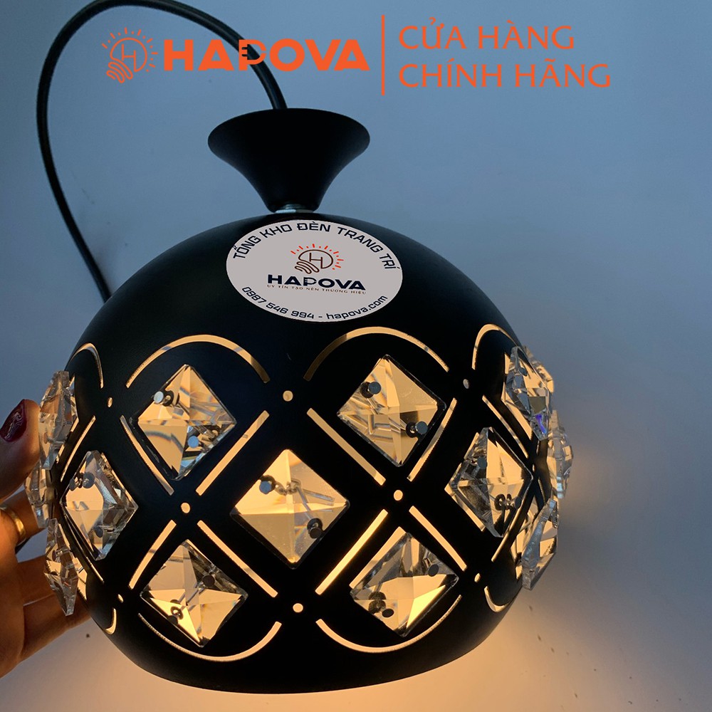 Đèn thả trần trang trí bàn ăn pha lê HAPOVA MACASI 6939/1