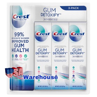 Kem đánh răng crest gum detoxify advanced chính hãng nhập khẩu usa 🇺🇸