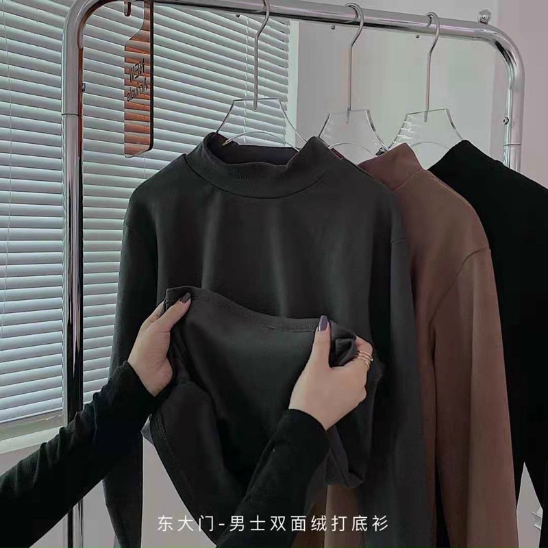 Áo giữ nhiệt nam lót nỉ siêu ấm