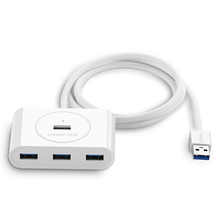 Bộ chia mở rộng hub usb 3.0 bốn cổng dài 30cm - hàng chính hãng Ugreen 20282/20291