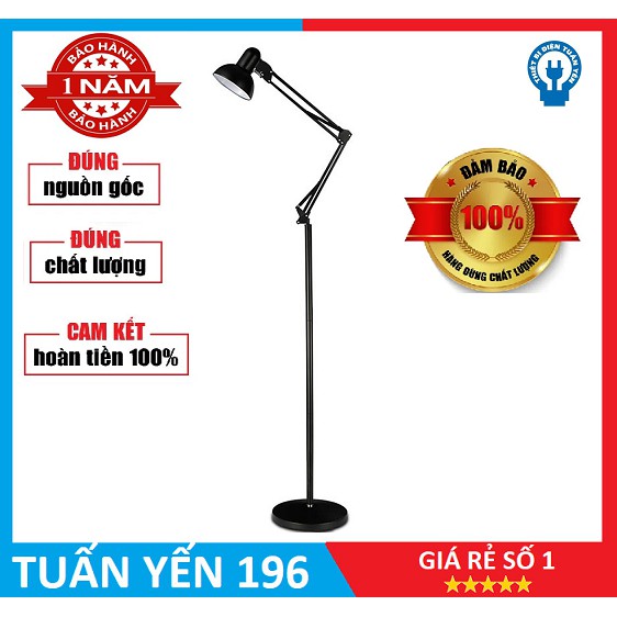 (RẺ NHẤT) Đèn cây đứng Pixar trang trí phòng khách Tặng kèm bóng LED 9w Rạng Đông ánh sáng 3000K đèn led đọc sách