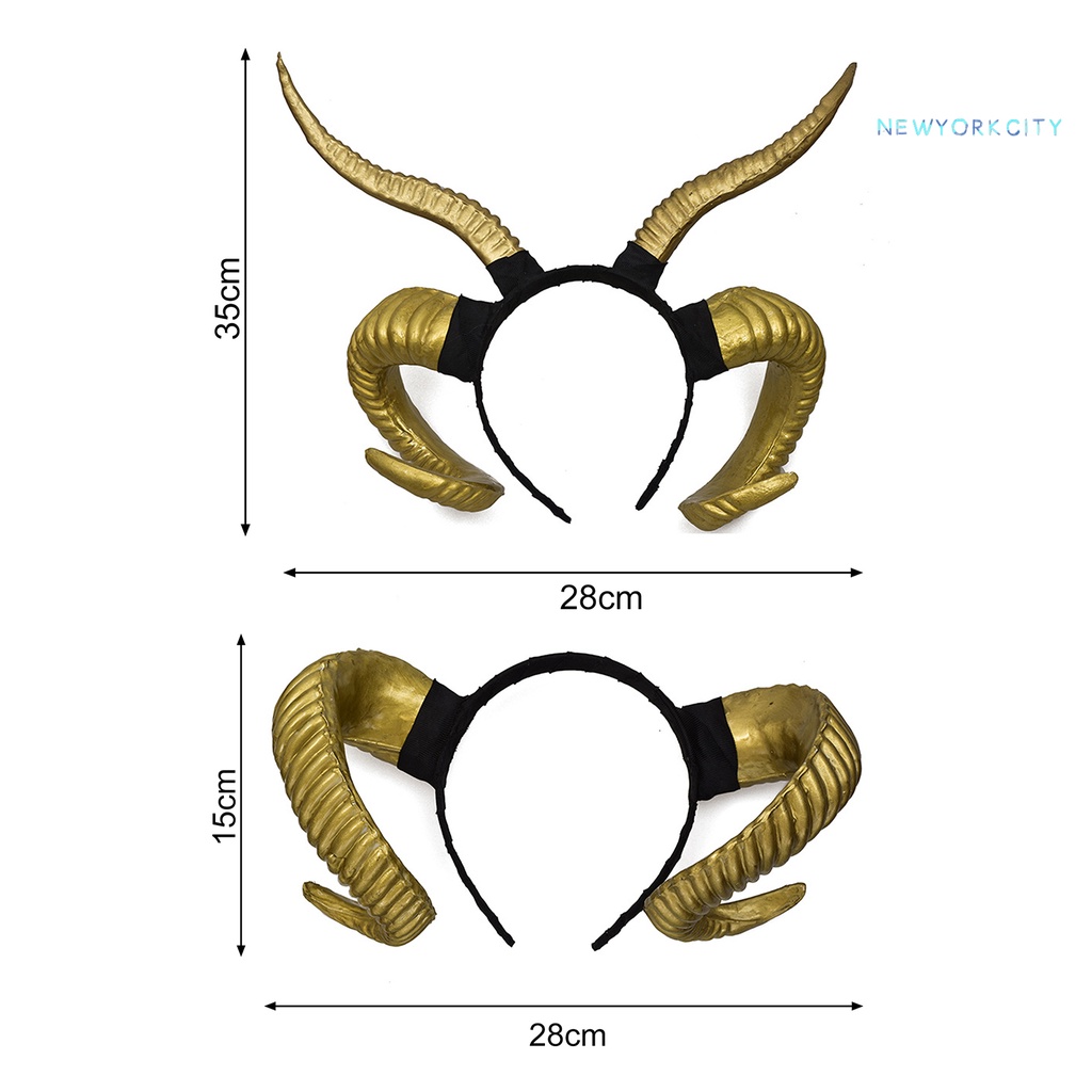 Băng Đô Sừng Nhựa Hóa Trang Động Vật Rừng Cây Cho Tiệc Hóa Trang