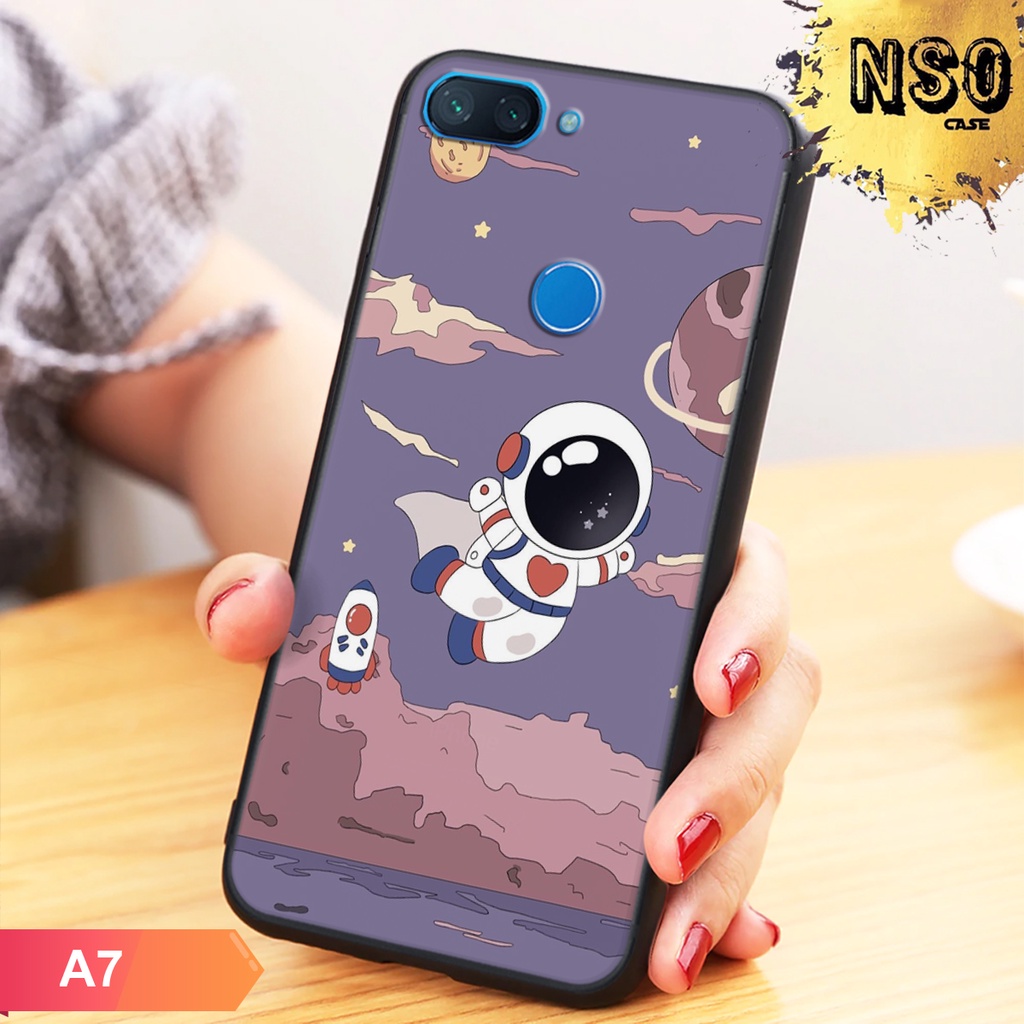 [ ..NEW.. ] Ốp Xiaomi mi 8 lite in hình phi hành gia chất