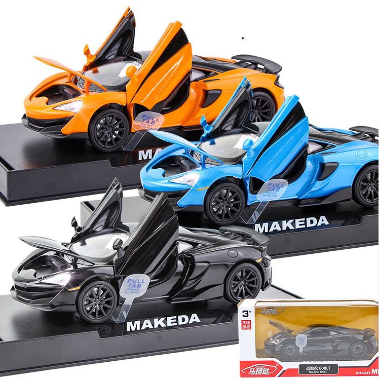 Mô hình siêu xe kim loại McLaren 600LT tỷ lệ 1:32 có đèn nhạc