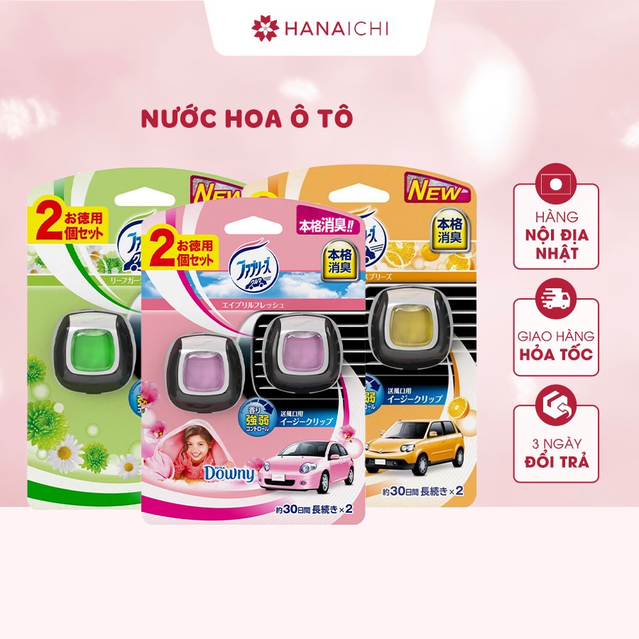 Nước Hoa Oto Hương Thơm Mát-Set 2 cái-Nội Địa Nhật