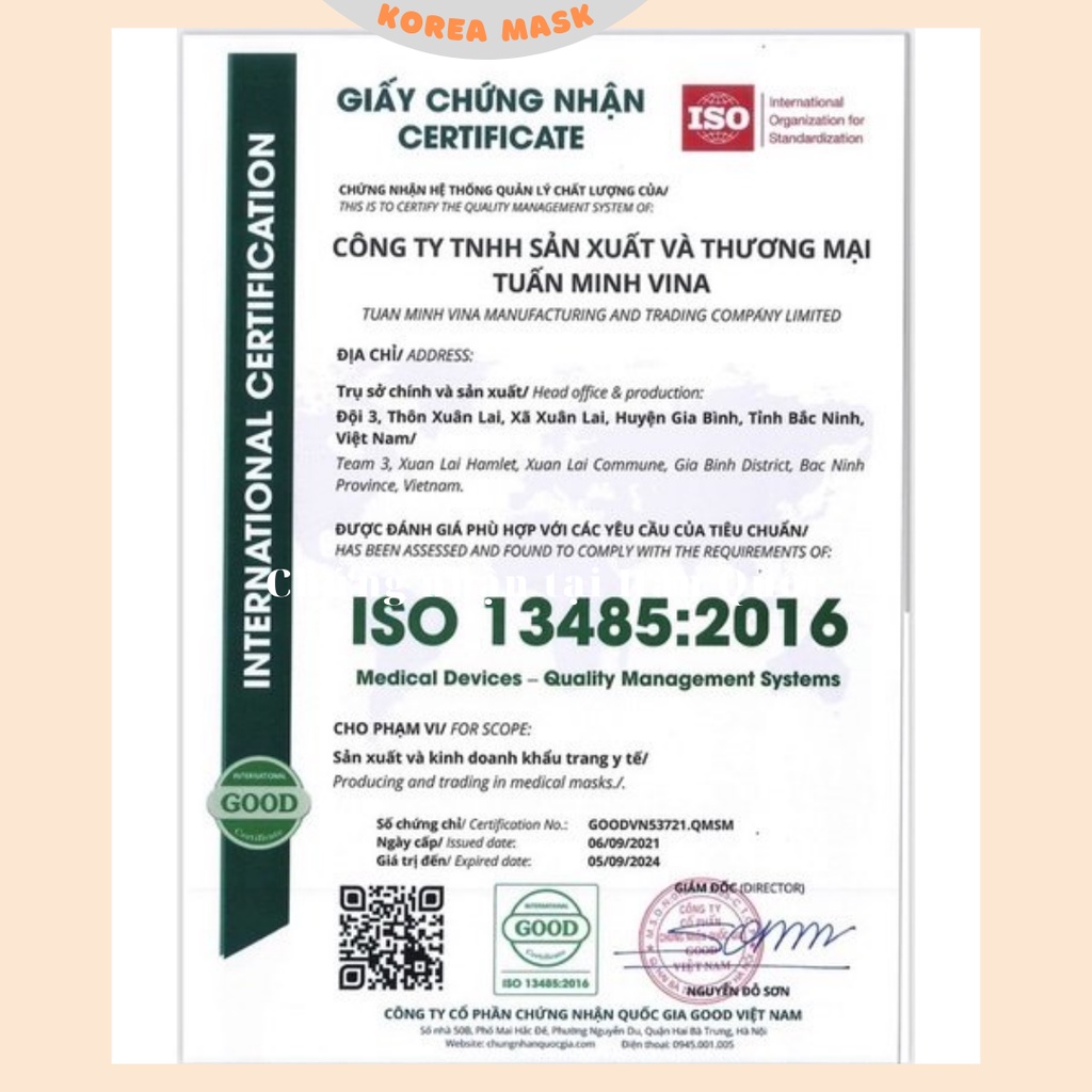 [COMBO 5 HỘP] KHẨU TRANG Y TẾ N95 (KHÔNG VAN) CAO CẤP TUẤN MINH HÀNG CHÍNH HÃNG LỌC 95% VI KHUẨN, CHỐNG NƯỚC