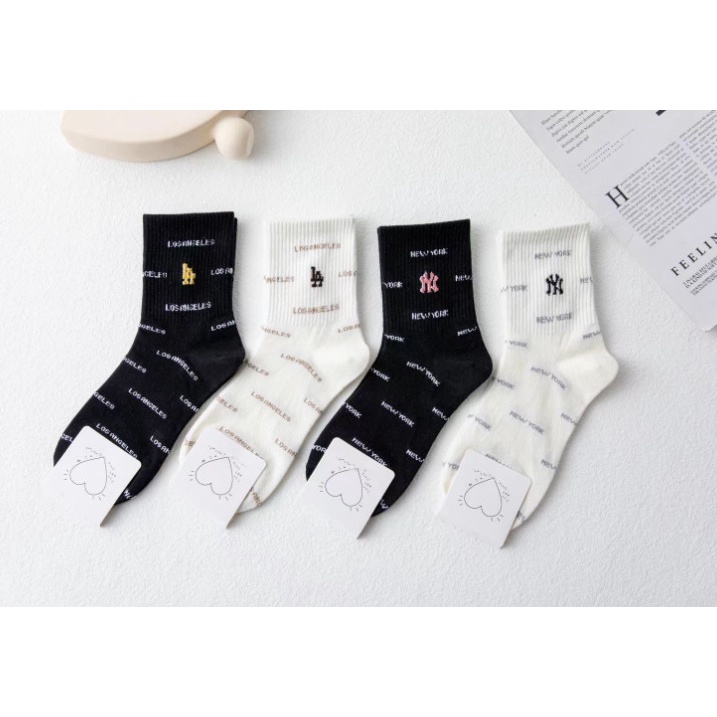Tất Vớ NY, LA cổ lửng Nam Nữ phong cách thể thao, đường phố, năng động.