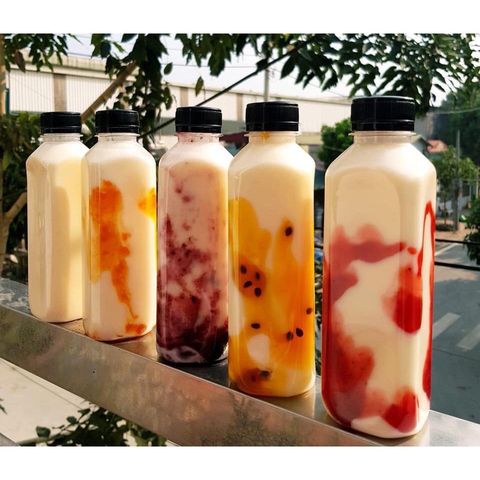 Chai nhựa 330ml , 500ml đựng trà sữa , nước ép, detox smoothie SONG LONG cao cấp, CORBIN_STORE