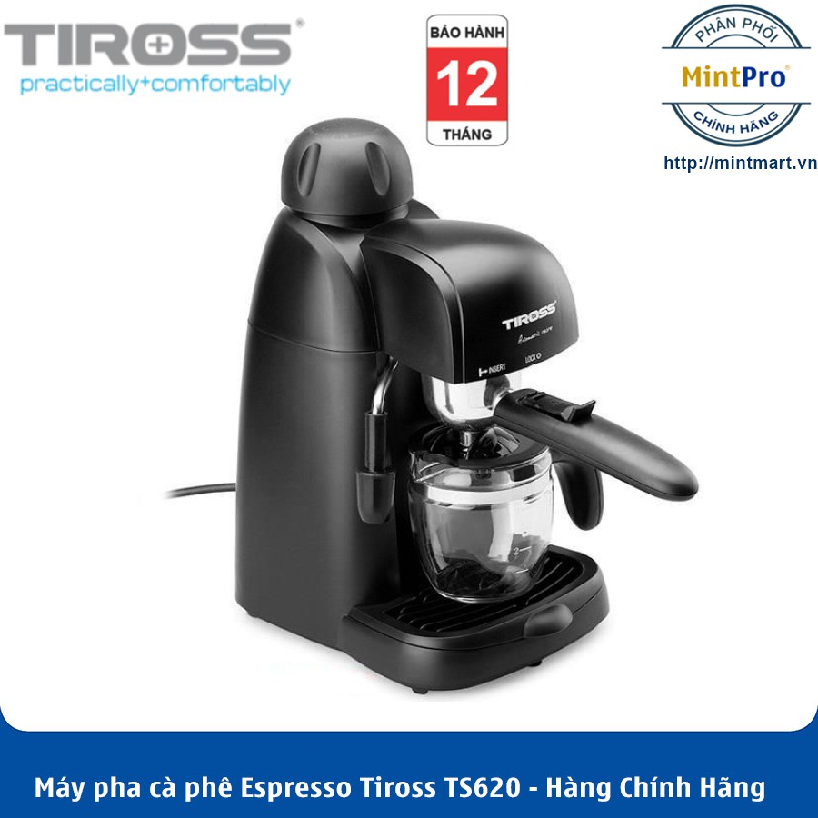 Máy pha cà phê Espresso Tiross TS620 – Hàng Chính Hãng