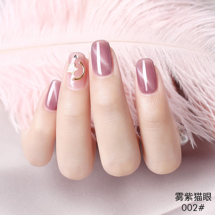 Sơn gel AS - mắt mèo 3D tím mã ZM