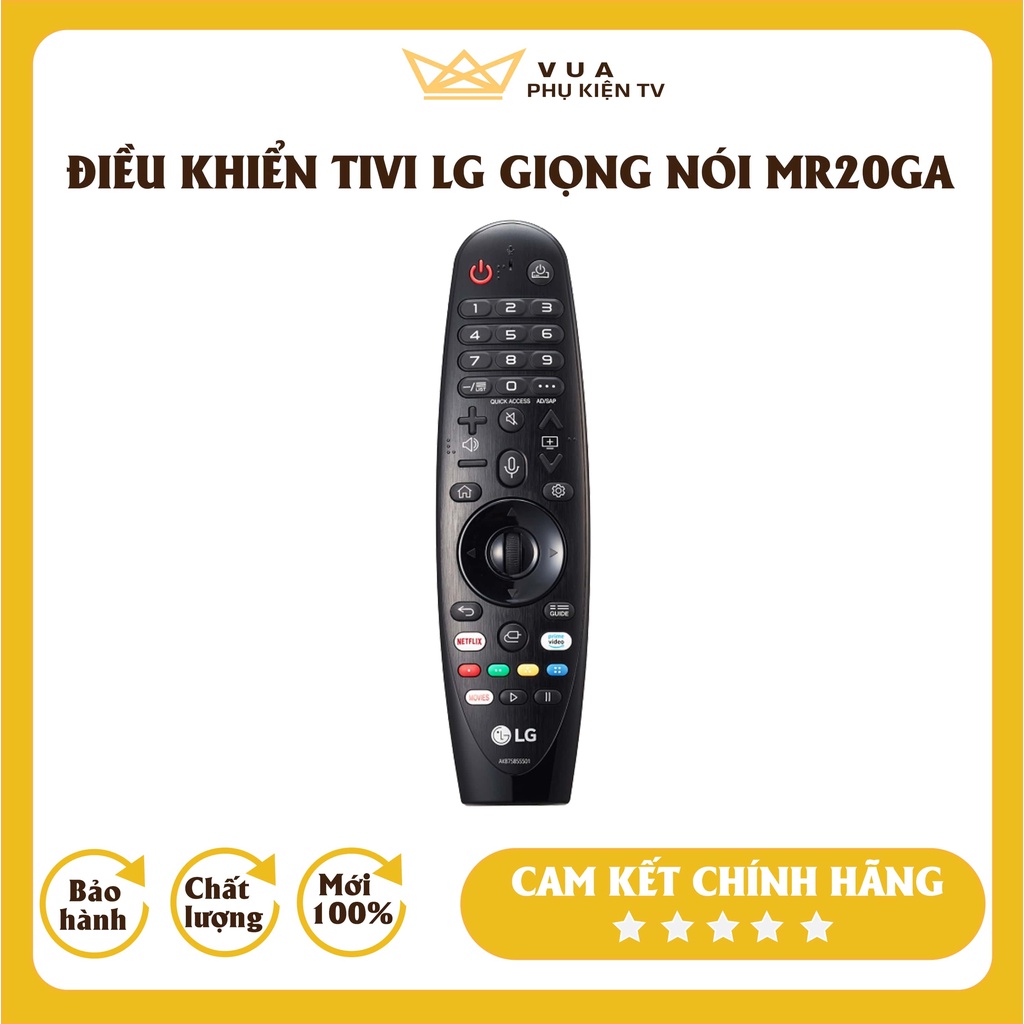 Điều khiển tivi LG thông minh magic remote bằng giọng nói AN-MR20GA - Vua Phụ Kiện TV