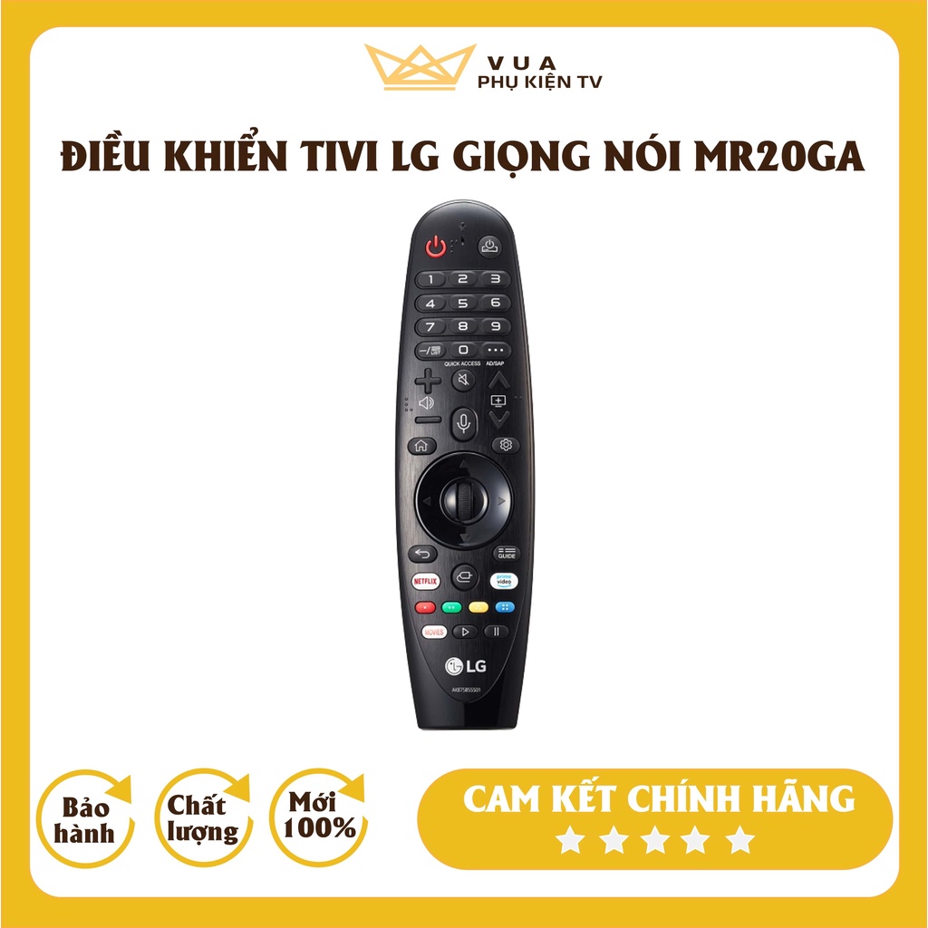 [FREESHIP -2020-GIỌNG NÓI CỰC NHẠY]Điều khiển tivi LG thông minh magic remote bằng giọng nói AN-MR20GA - Vua Phụ Kiện TV