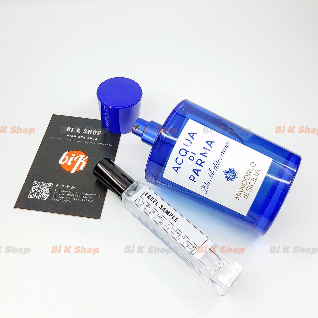 Bi K Shop - Nước hoa unisex Acqua di Parma Blu Mediterraneo - Mandorlo di Sicilia {Mẫu thử] | BigBuy360 - bigbuy360.vn