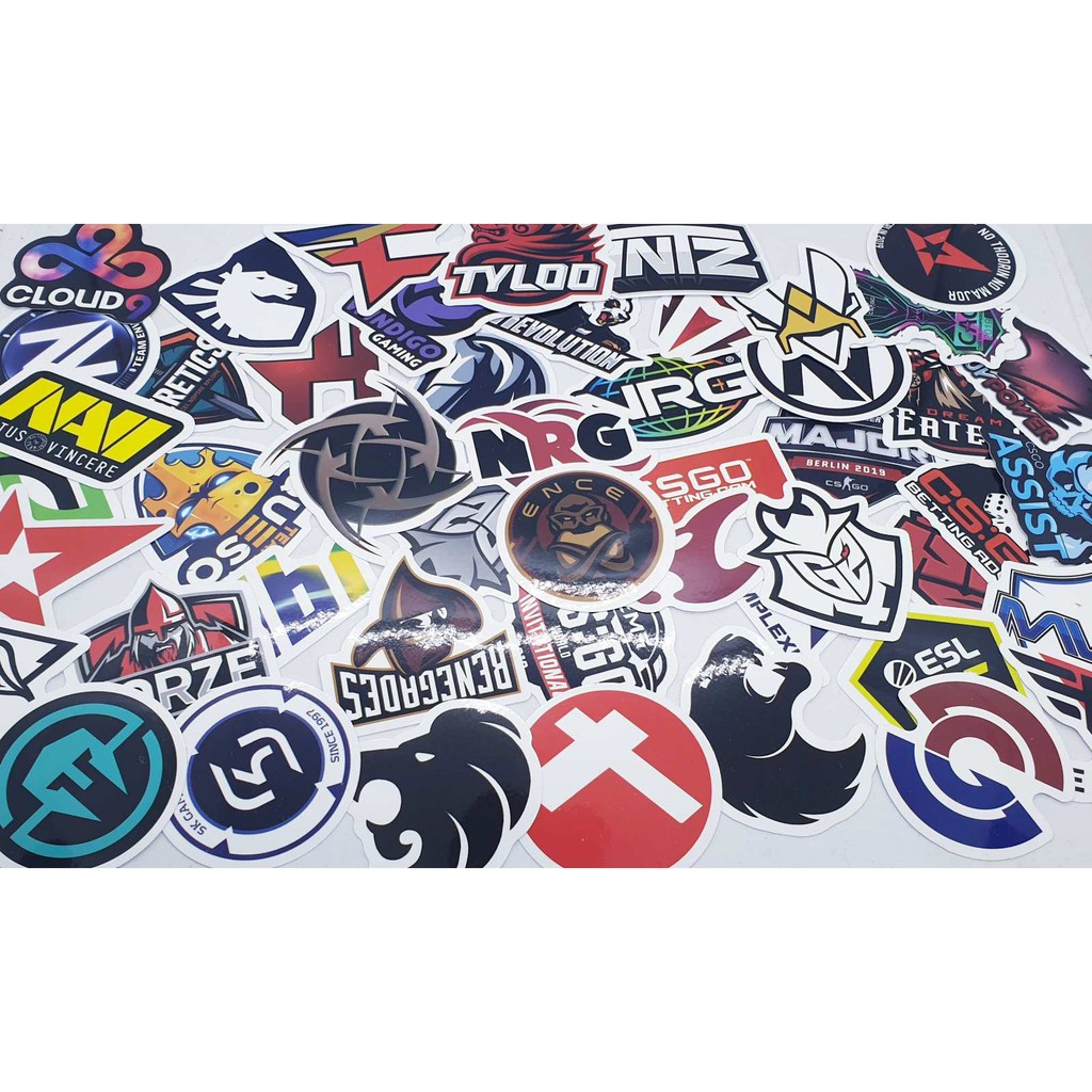 <CSGO SHOP> Sticker Gói 3: Sticker LOGO đội tuyển CSGO (50 stickers CSGO/ 1 gói)