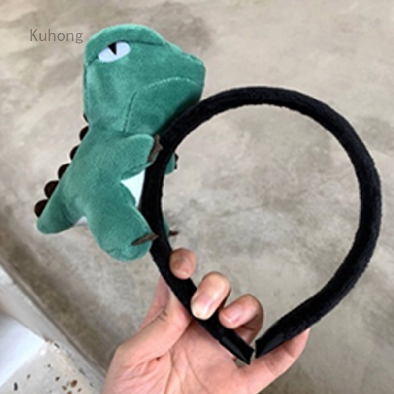 Băng đô co giãn hình khủng long dễ thương dành cho nữ