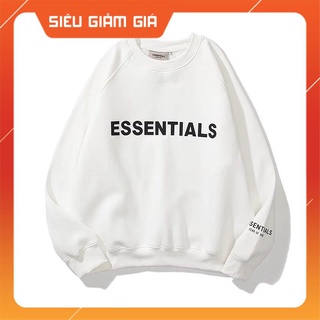 Áo Sweater Unisex Essentials Áo sweater dày dặn