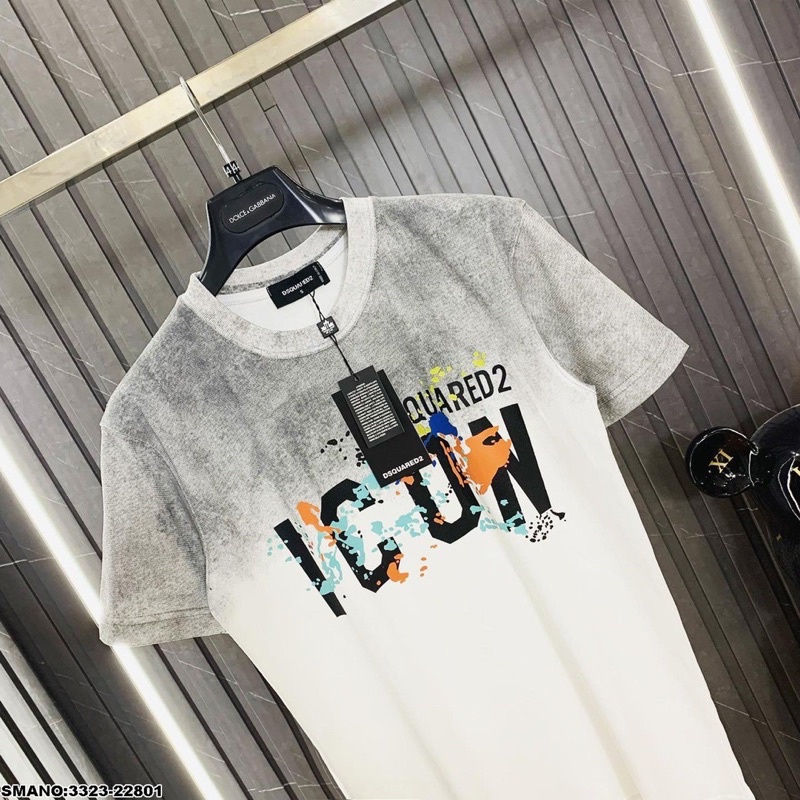 Áo Phông Nam DSQ ICon - Áo Thun Chữ in Cho Nam