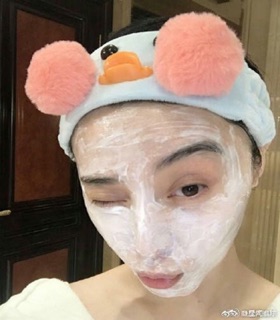 N31 Băng đô bờm mỏ vịt 🐣 má hồng 3D