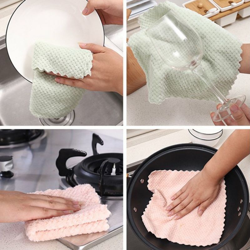 Khăn lau bát đĩa nhà bếp đa năng